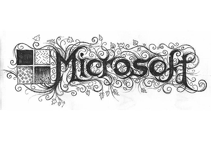 Кристоф Спаджел: Логотип Microsoft